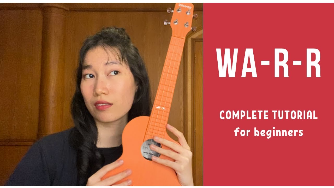 Colde - Wa-R-R (UKULELE TUTORIAL) by Chairia Tandias