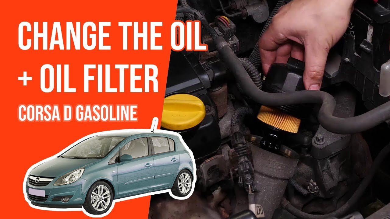 Change the oil and the oil filter CORSA D 1.2 TWINPORT 🛢