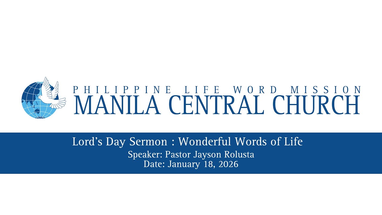 01.18.2026 - Wonderful Words of Life