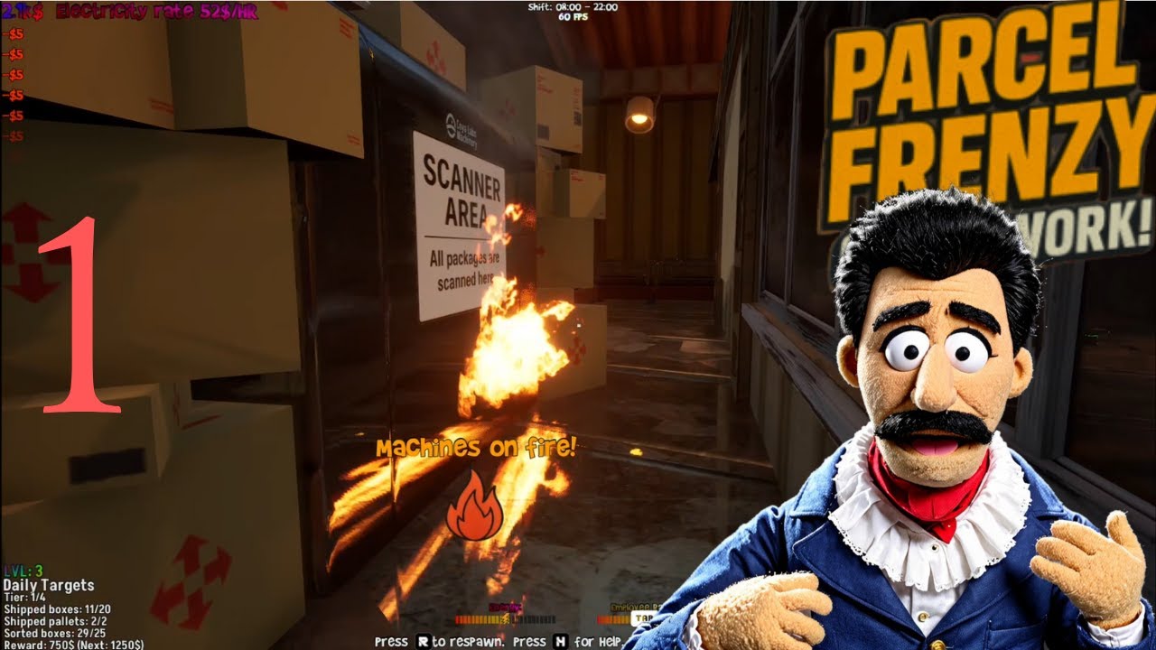 👉 Tag 1 und schon brennt alles 💀 | Parcel Frenzy - Folge 1