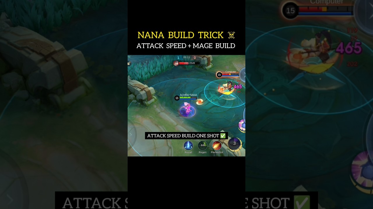 2️⃣ NANA BUILD TRICK 😈 ATTACK SPEED + MAGE META! | 