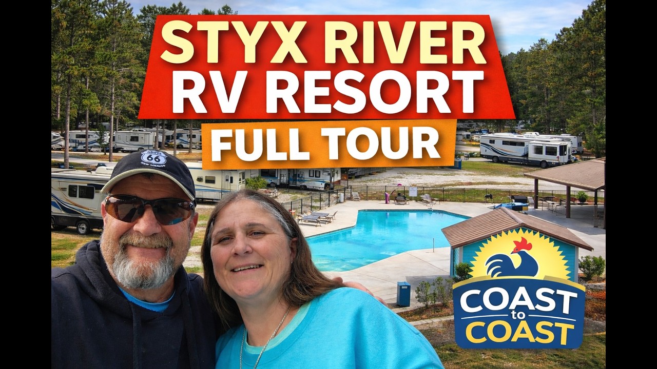 Наш НОВЫЙ кемпинг для автодомов?! Полный обзор кемпинга Styx River RV Resort.