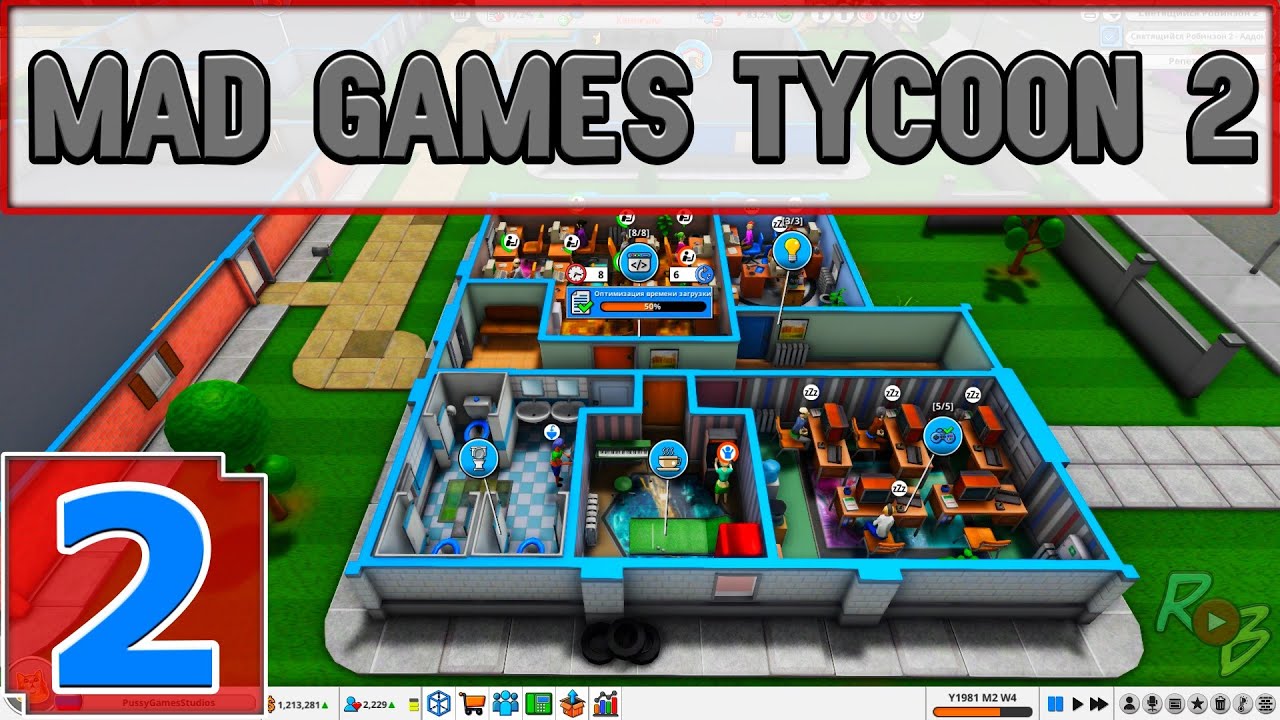 Mad Games Tycoon 2 - #2 - Покупка компаний? Легенда/Рандом/История
