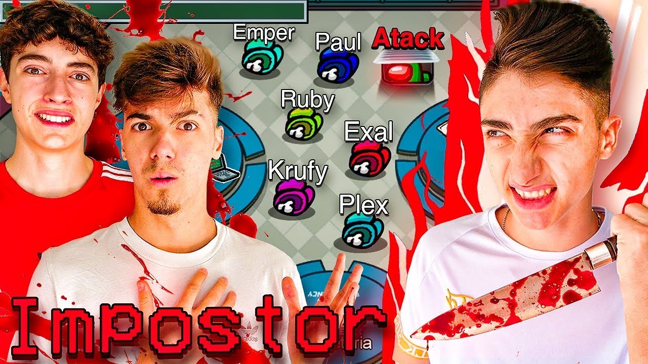 JUGANDO AMONG US con la EPIC HOUSE! ¿SOY IMPOSTOR?
