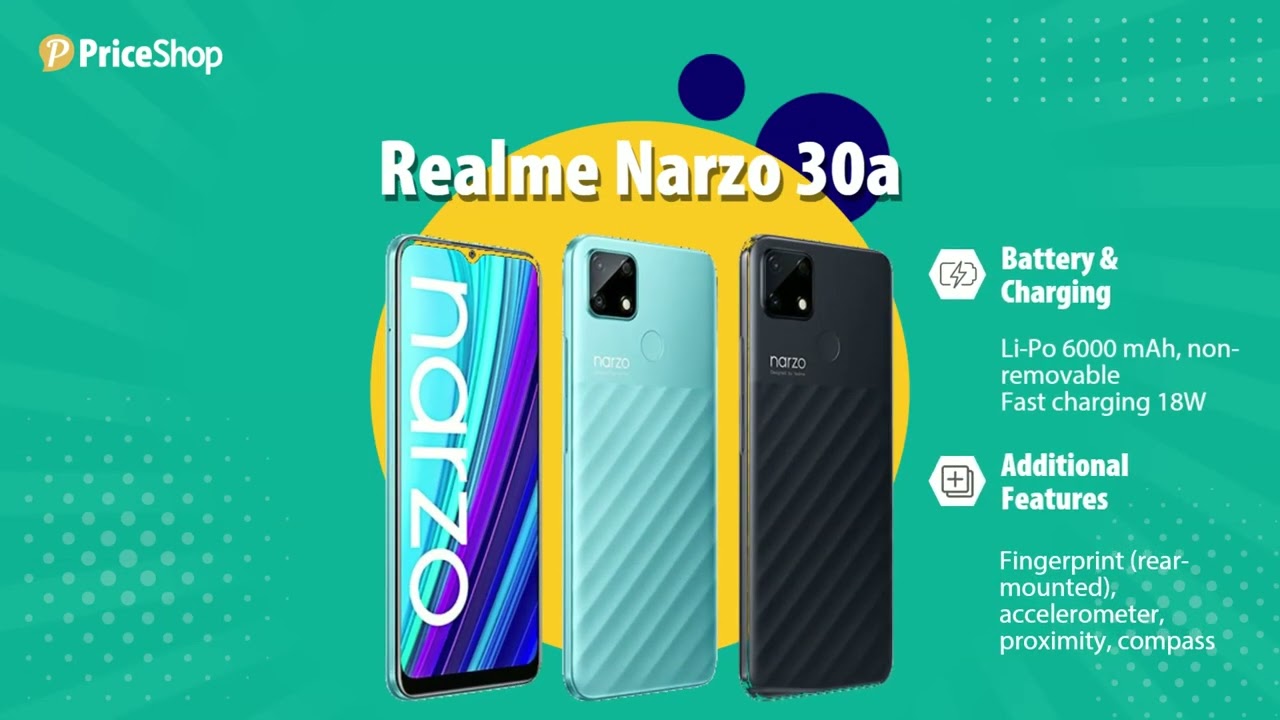 Realme Narzo 30a price and specification in Malaysia