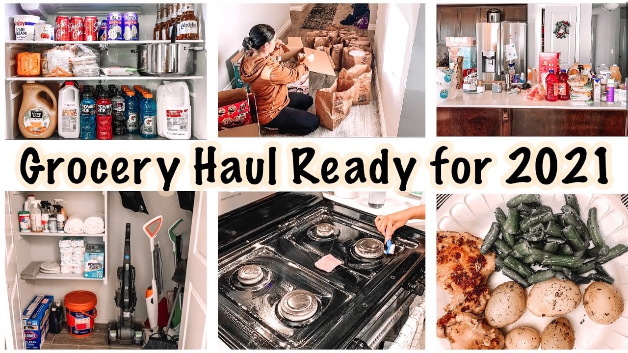 GROCERY HAUL FOR 2021 | BULK WORTH 3 MONTHS & 2 WEEK OF GROCERIES | CLEAN AND COOK WITH ME