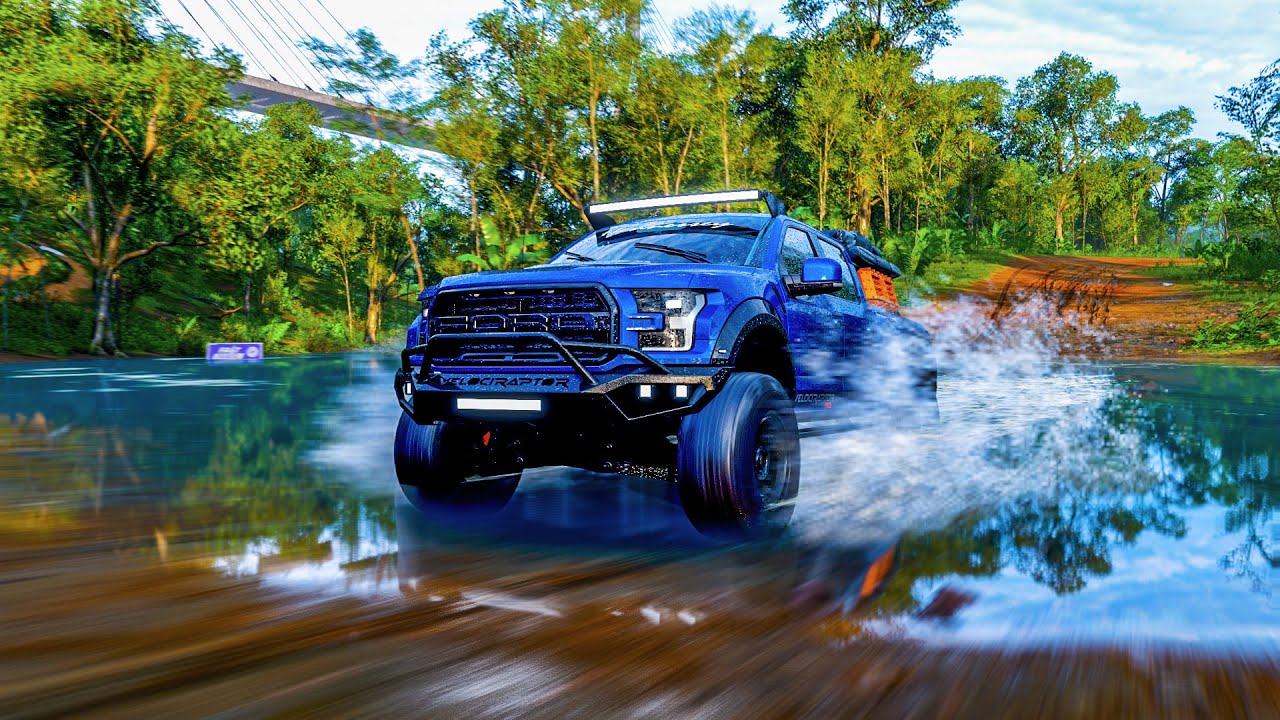 Ruta OFFROAD con la Ford Hennessey VelociRaptor 6x6 | Forza Horizon 5 + Logitech G920