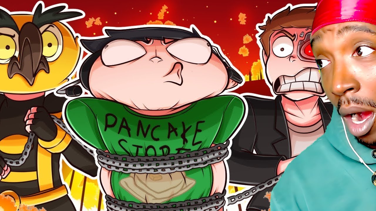 The Vanoss Crew is CHAINED TOGETHER (REACTION)