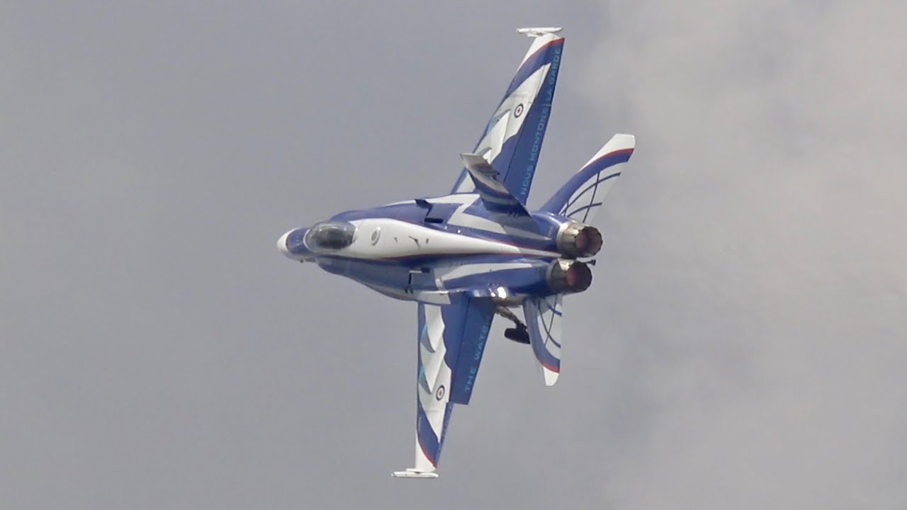 McDonnell Douglas CF-188A Hornet Canadian Air Force flying Display RIAT 2018 RAF Fairford AirShow
