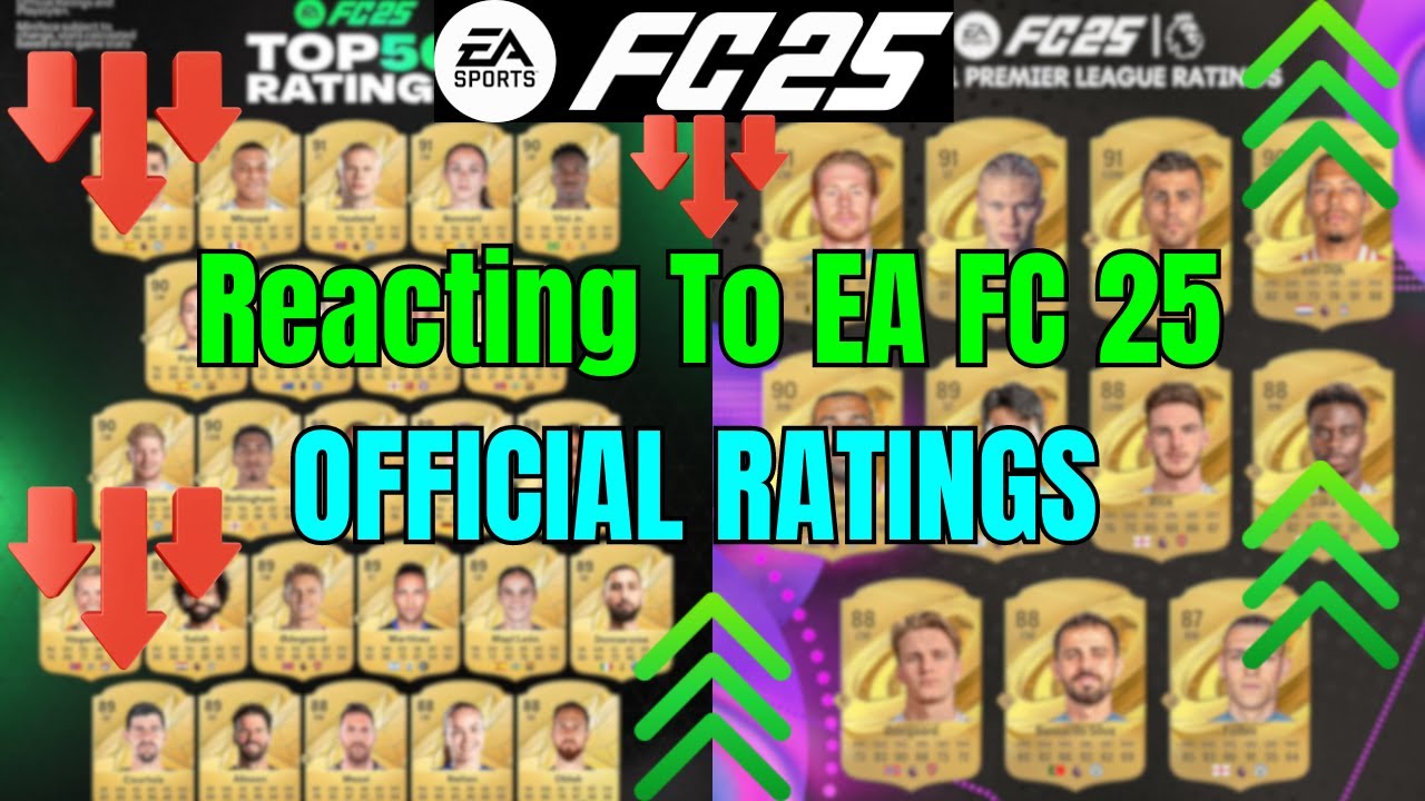 (ASMR) Реакция на рейтинги игроков EA FC 25 Ultimate Team!