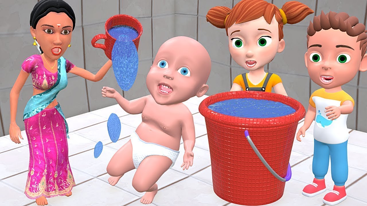 बाबु और मम्मी | ठंड मे नहाना | Chintu Chinki cartoon | pagal beta desi comedy videol cs bisht vines