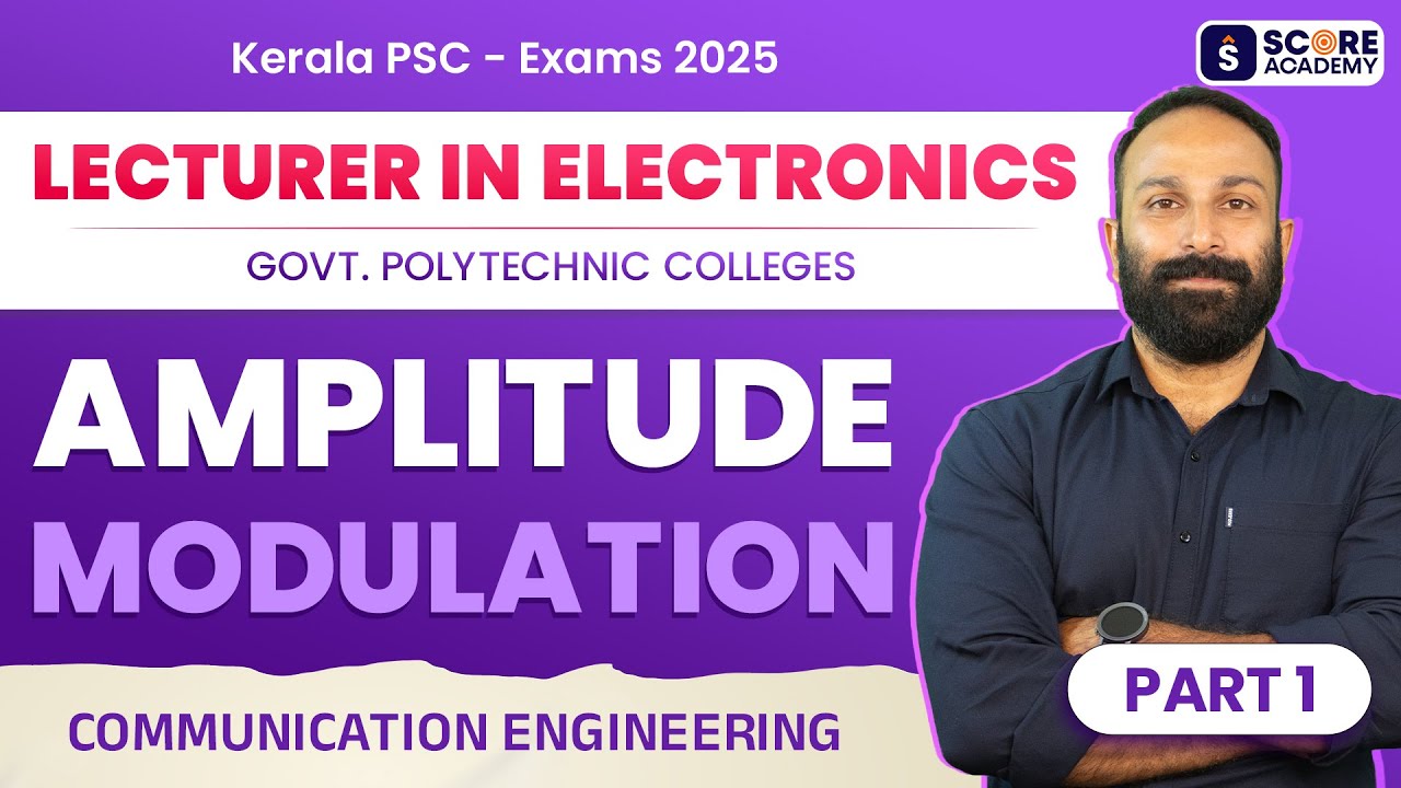 Lecturer in Electronics Engineering Polytechnics | Communication Engineering | Best Classes | SCORE