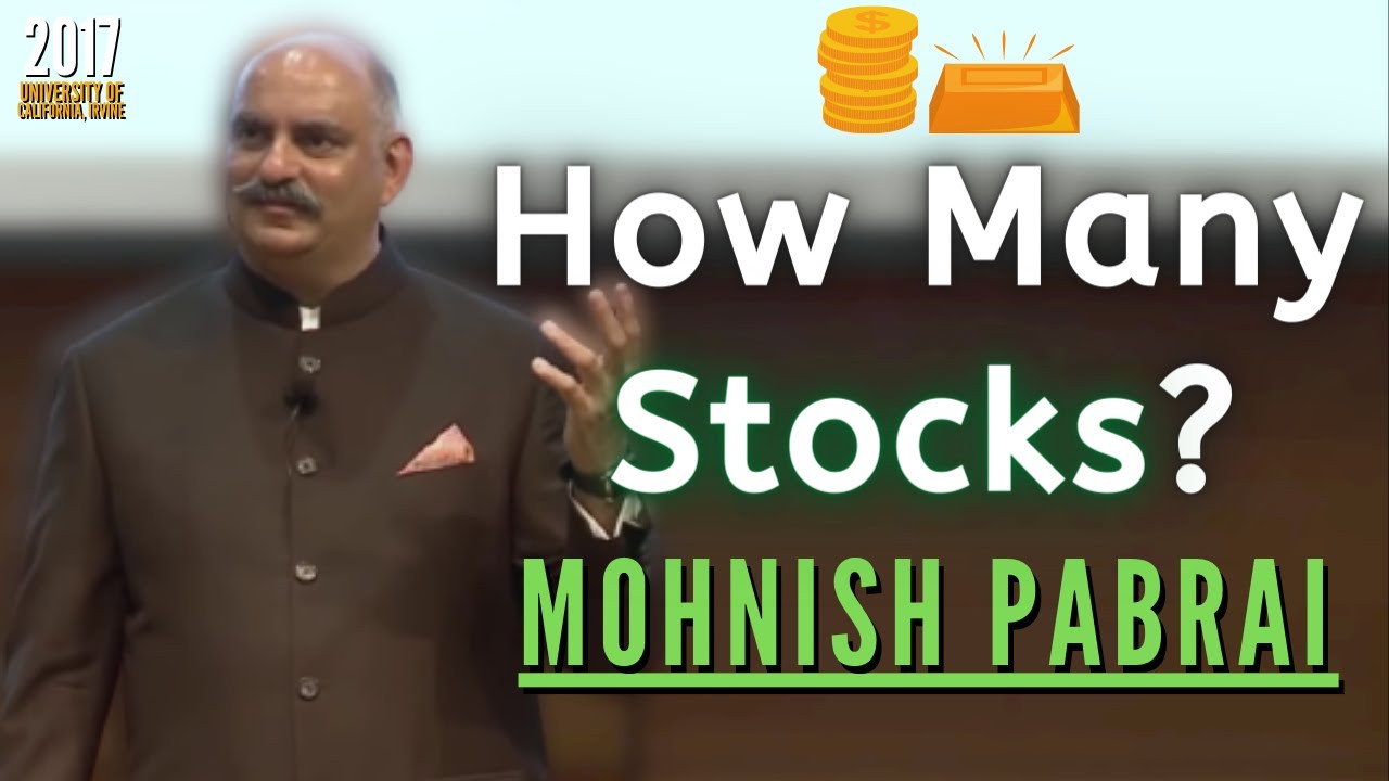 Mohnish Pabrai Explains How Many Stocks You Should Own In Your Portfolio. | UCI 2017【C:M.P Ep.139】