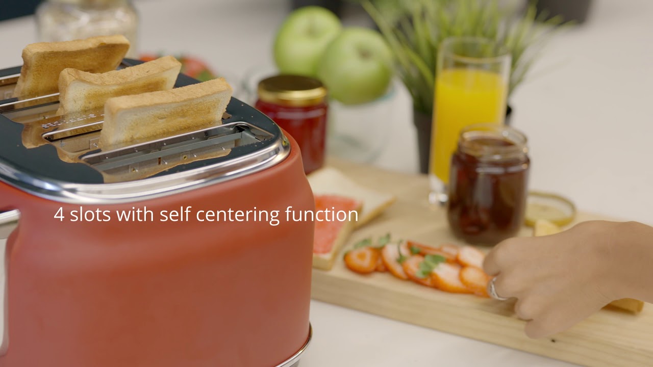 Westinghouse Retro Series 4 Slice Toaster
