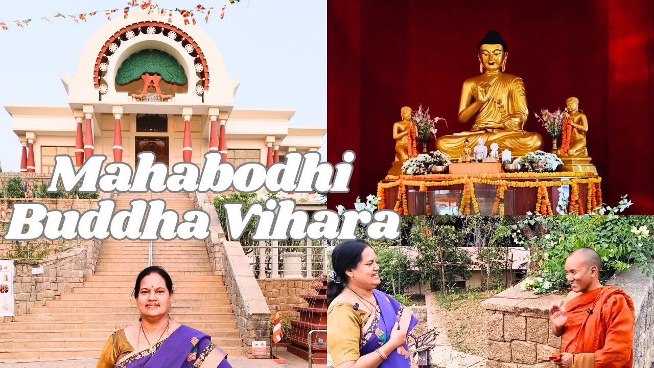 Mahabodhi Buddha Vihara in Mahindra Hills Secunderabad | Buddha Vihara in Hyderabad
