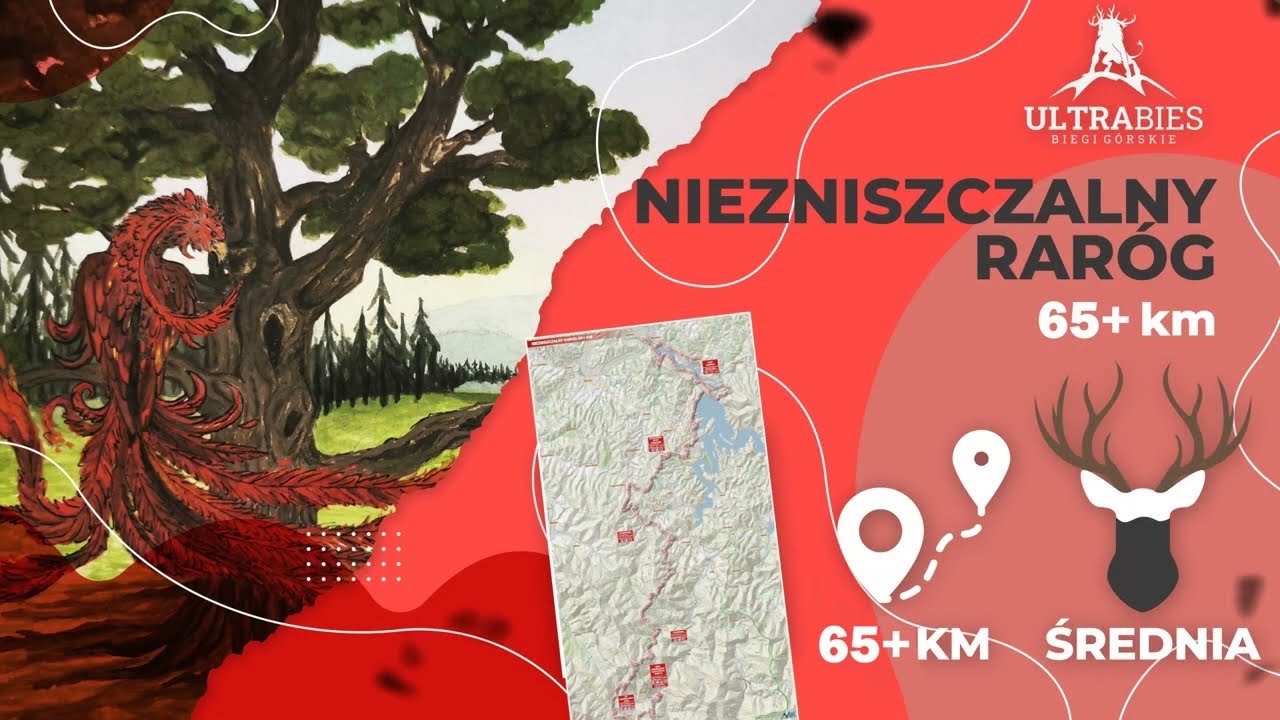 UltraBies 2023 - Niezniszczalny Raróg 65+ km - prezentacja trasy