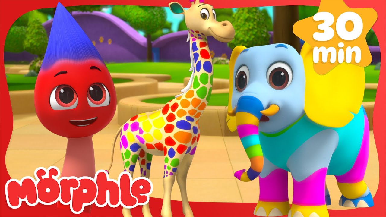 Morphle the Paintbrush: Coloring the City | Morphle TV #shorts | Fun Kids Cartoon