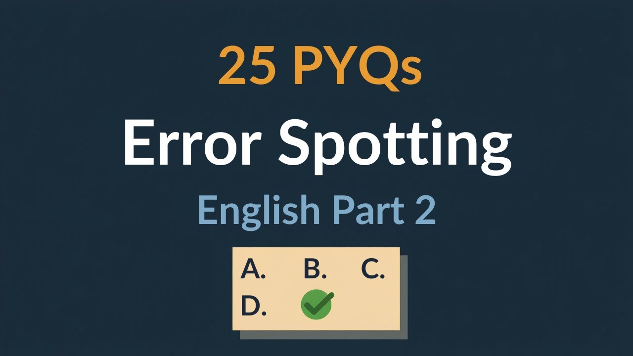 SSC CGL English Error Spotting Part 2 | New Questions & Tricks in Telugu | Competitive Exams Prep