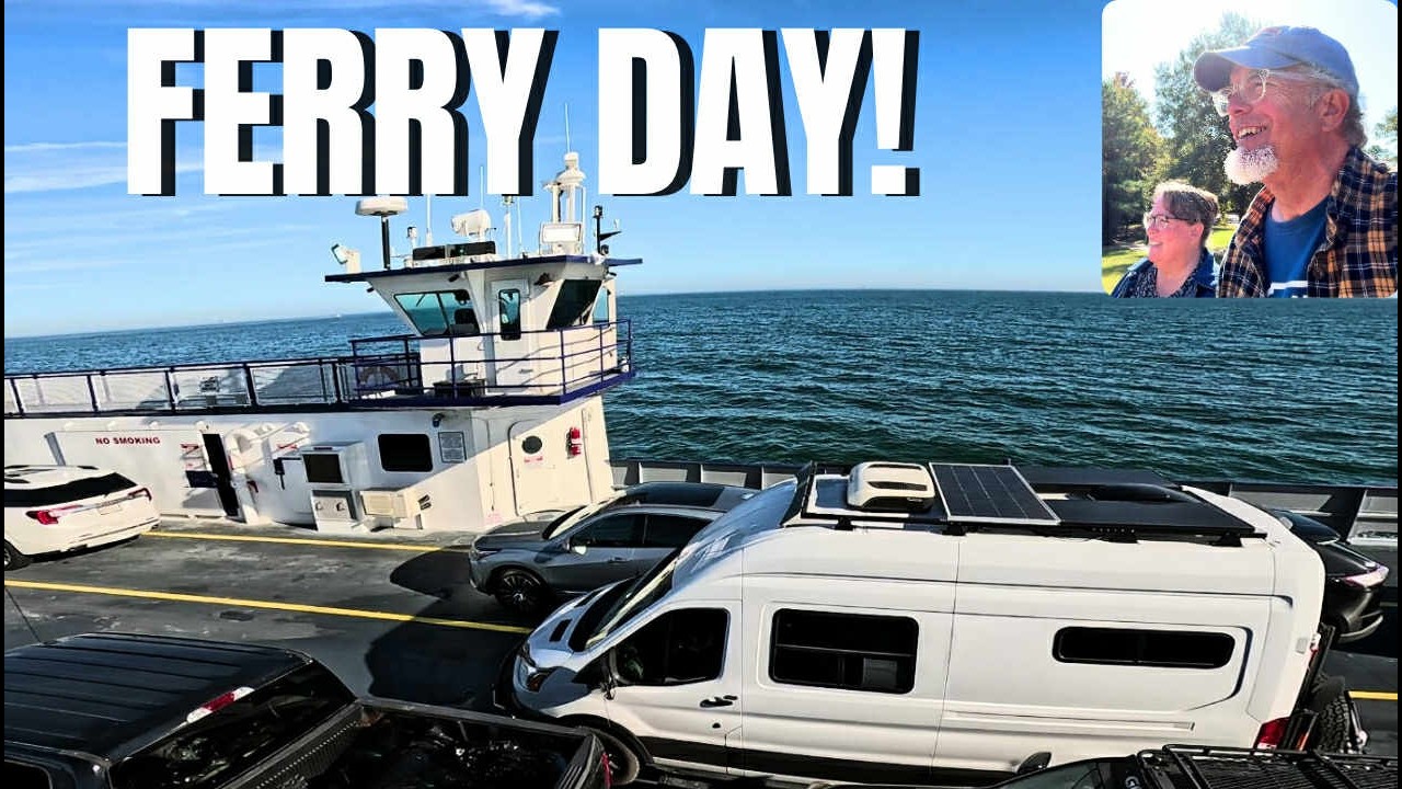 Alabama to Mississippi by Ferry | Gulf Coast Van Life
