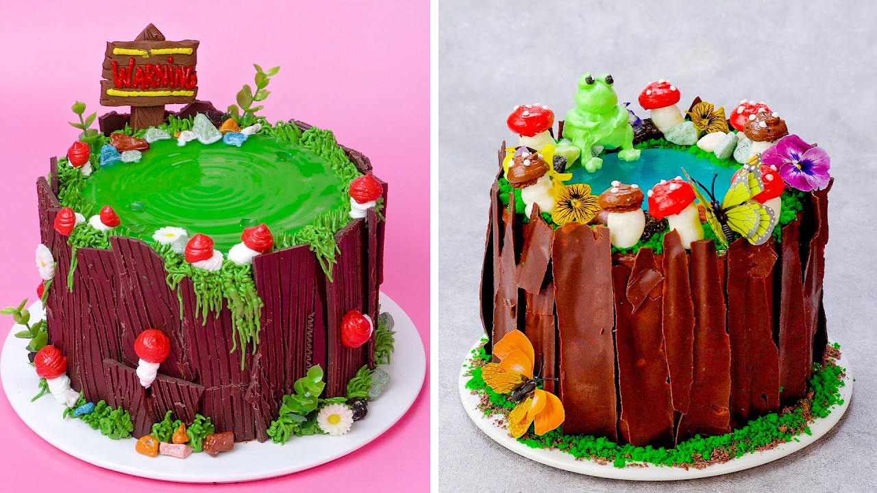 Bolo Floresta De Chocolate Caseiro | A Collection of Absolutely Stunning Cake Decorations