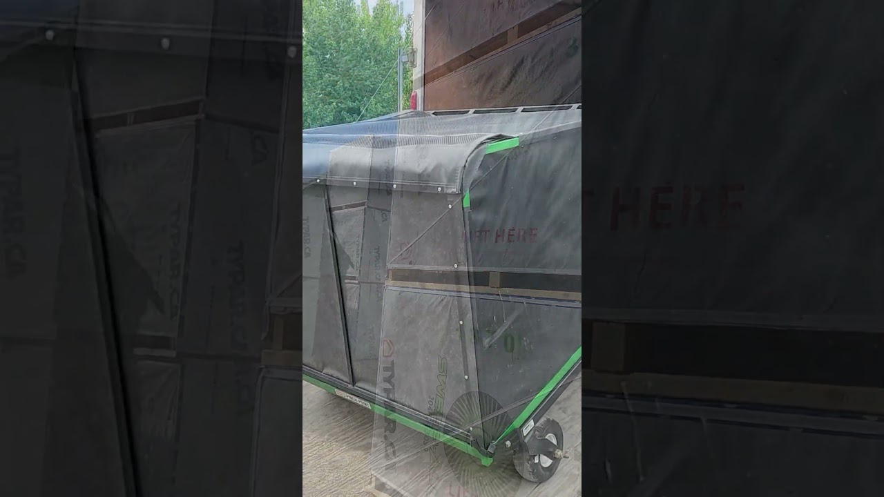 I Want That Too! SWEEP-ALL Sweeper #shorts #short #lawncare  #lawnsweeper #fallcleanup