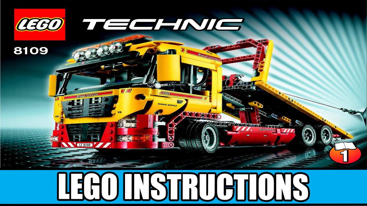 LEGO Instructions - Technic - 8109 - Flatbed Truck (Book 1)