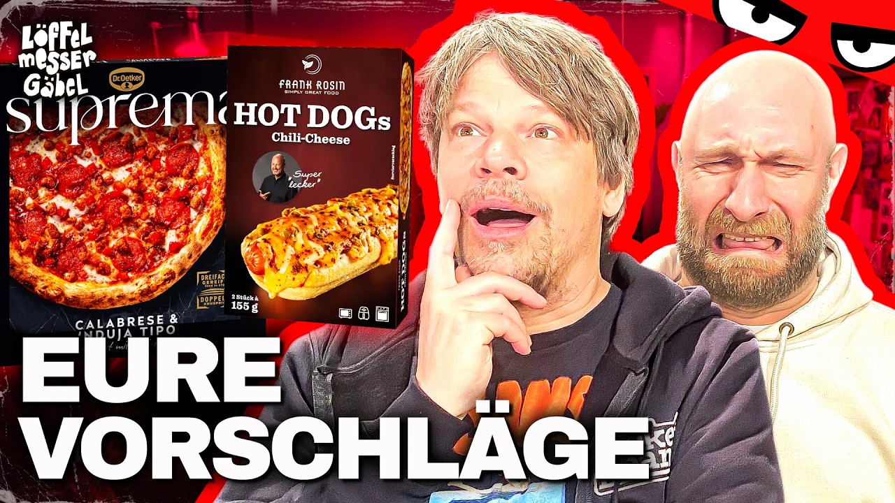 Skyr & Energy? Frank Rosin HOT DOGS? Wir testen eure EMPFEHLUNGEN! | L&ouml;ffel Messer G&auml;bel