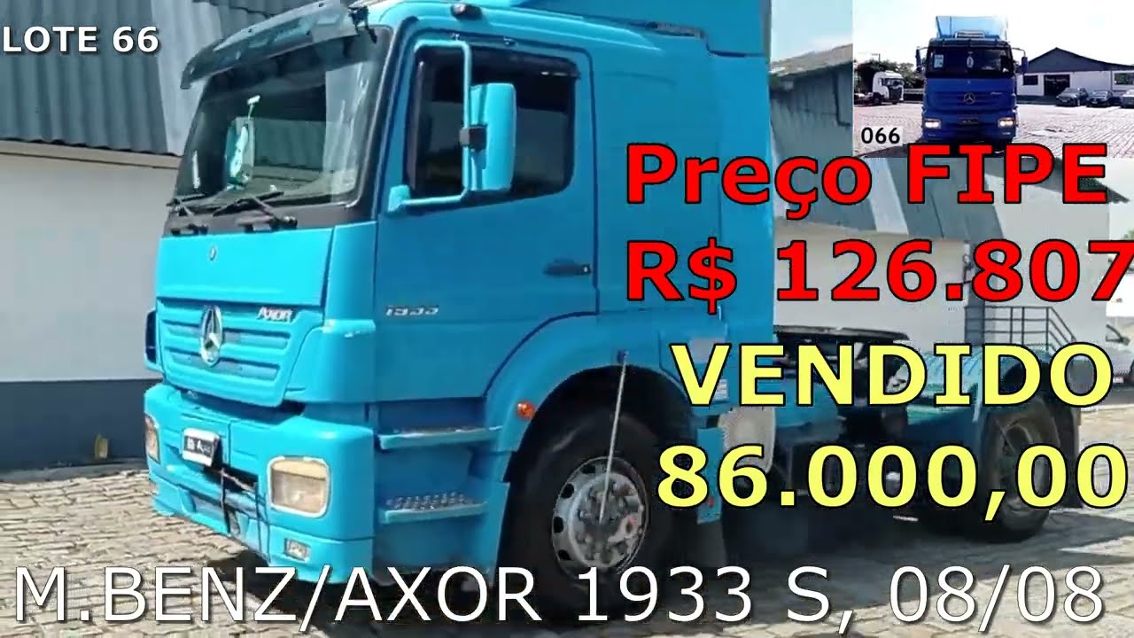 CAMINHÕES VENDIDOS NO LEILÃO DE CARROS EM SÃO PAULO