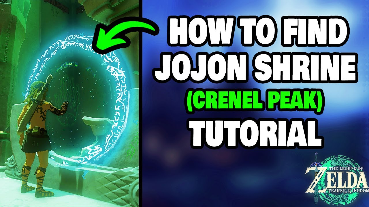Как найти святилище Джоджона (пик Кренель) в Zelda Tears of the Kingdom (шаг за шагом)