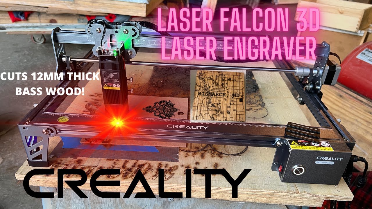 Creality CR-Laser Falcon 3D Laser Engraving Machine Review