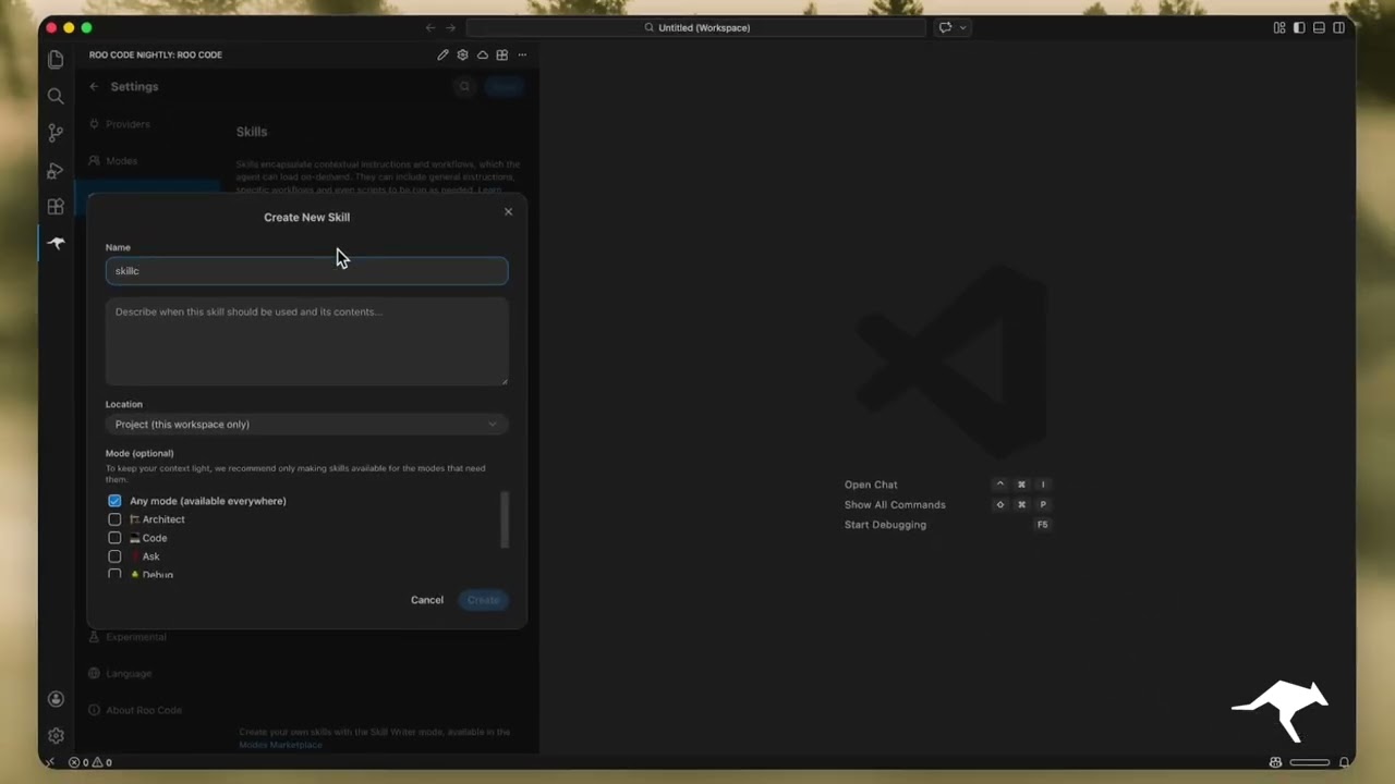 Skills - Building and Managing Custom Skills in Roo Code|| Roo Code Tutorial