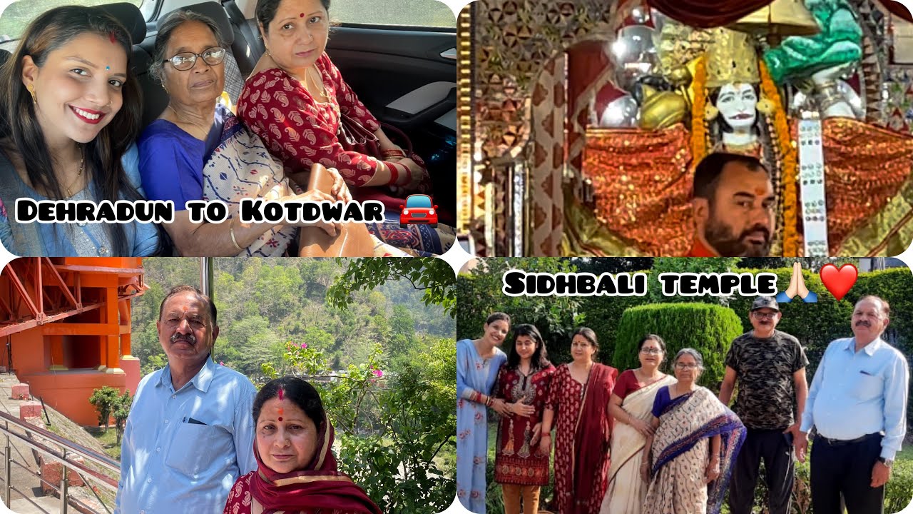Dehradun to Kotdwar 🚘| Sidhbali temple🛕🙏🏻| Mosi Ji home tour🏠| Bhatt Sahb upset mood🫣 #viralvideo