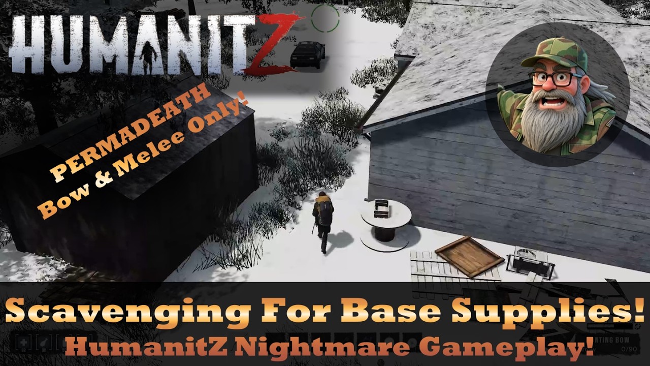 Scavenging For Base Supplies! HumanitZ Nightmare Gameplay!