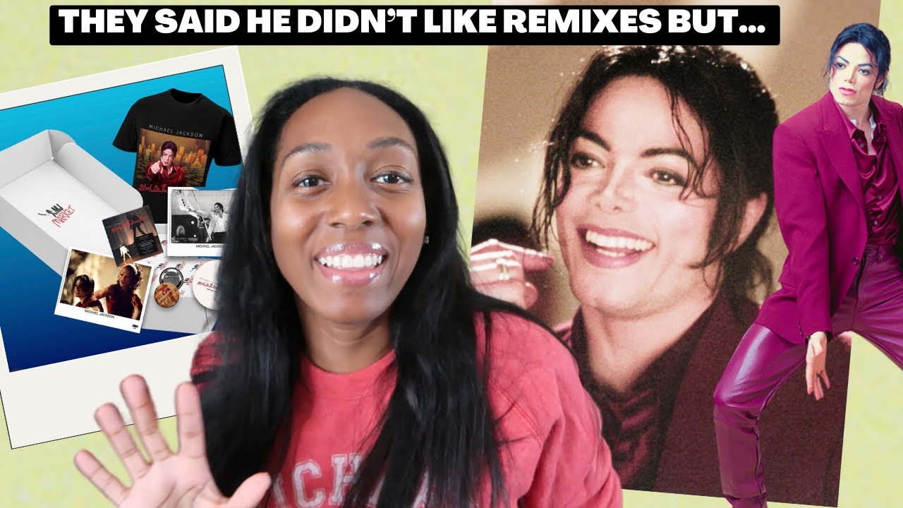 UNBOX Michael Jackson BOTDF merch with me + let’s have an honest chat about this REMIX album!!