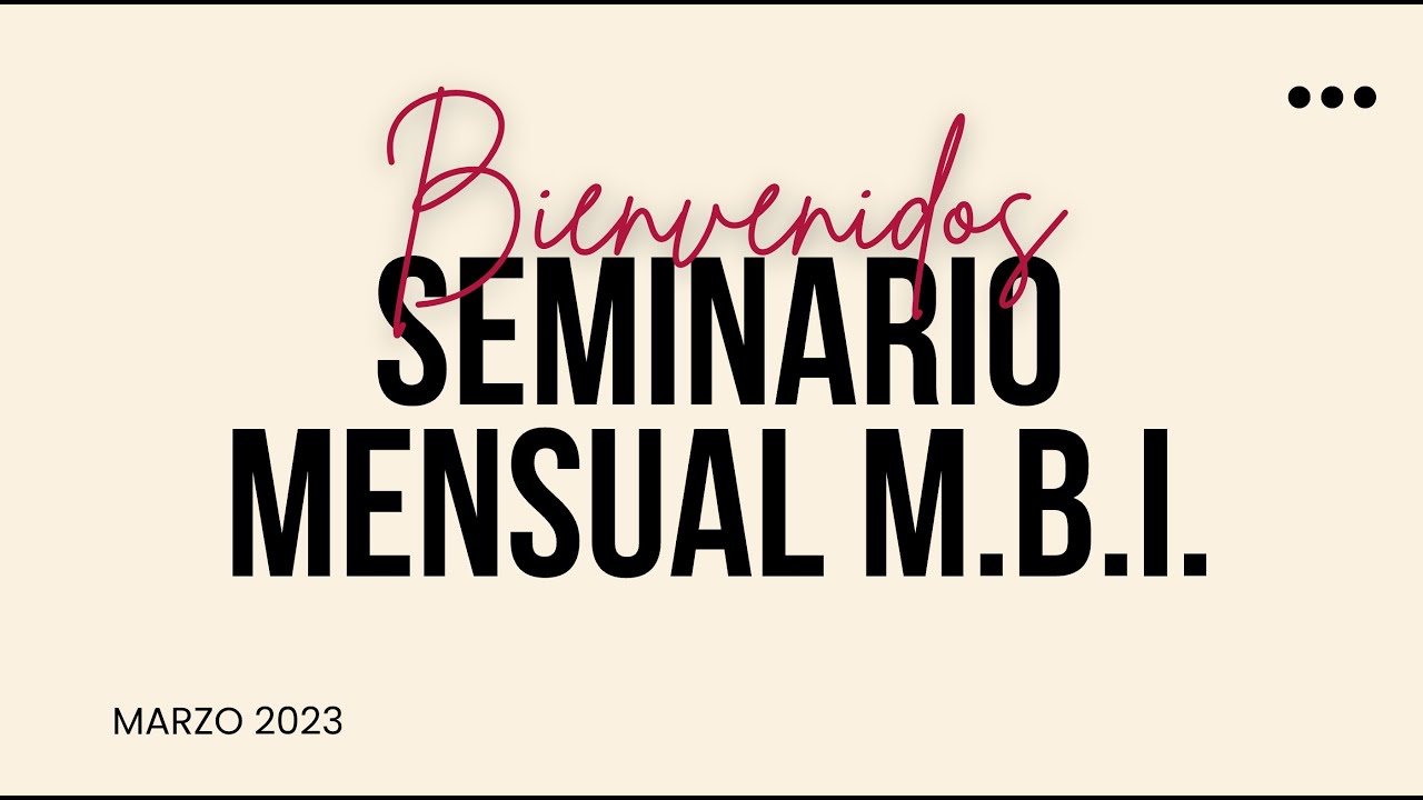 SEMINARIO MENSUAL MB 