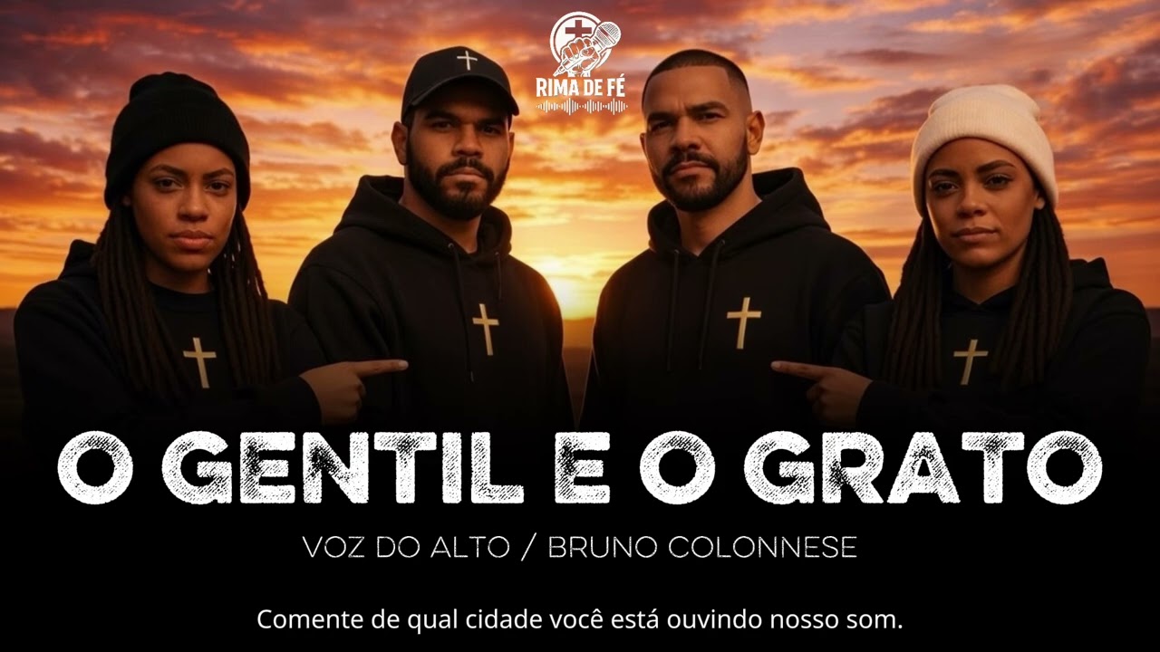 Hip hop rap Gospel | Banda Voz do Alto | O gentil e o grato @rimadefe