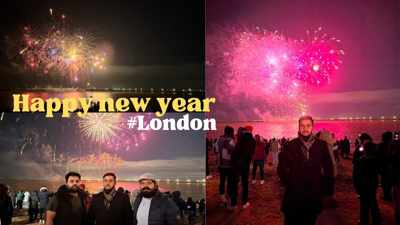 Happy new year 🥳 London Fireworks 2026 || Welcoming 2026 With Gratitude & Positivity
