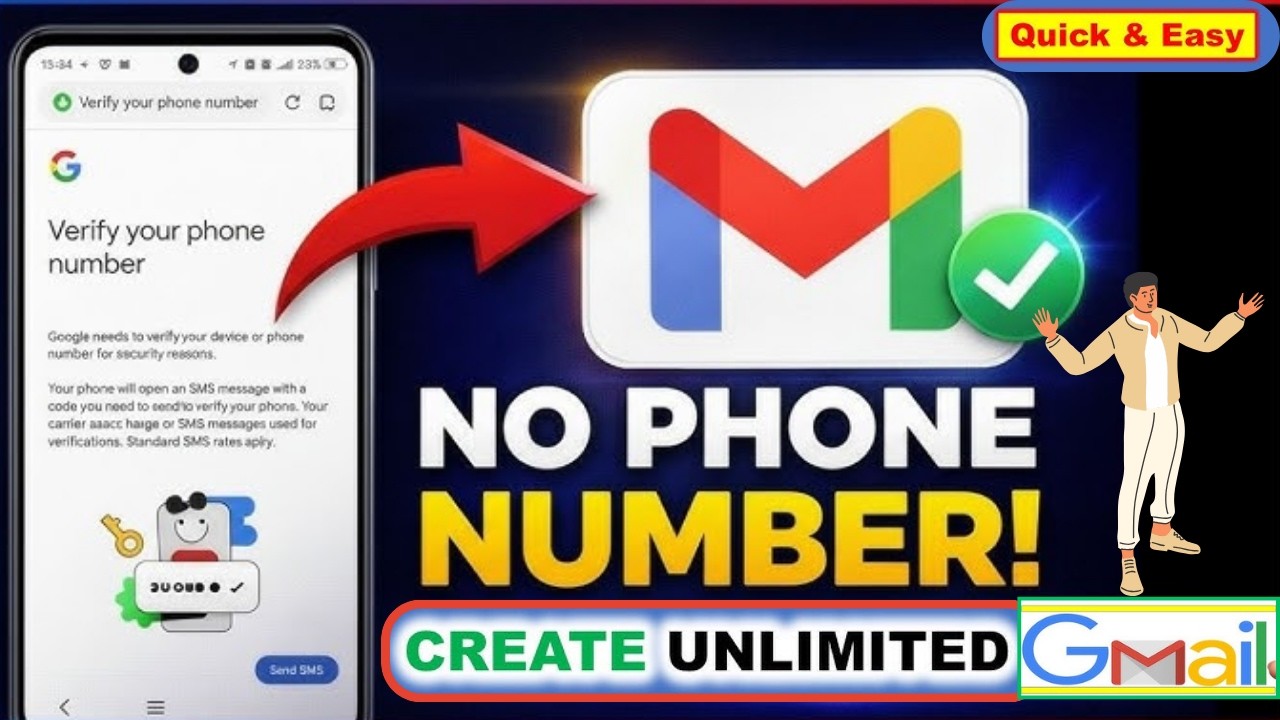 Create Unlimited Email 📨 Without Phone Number? Latest Safe Method Guide
