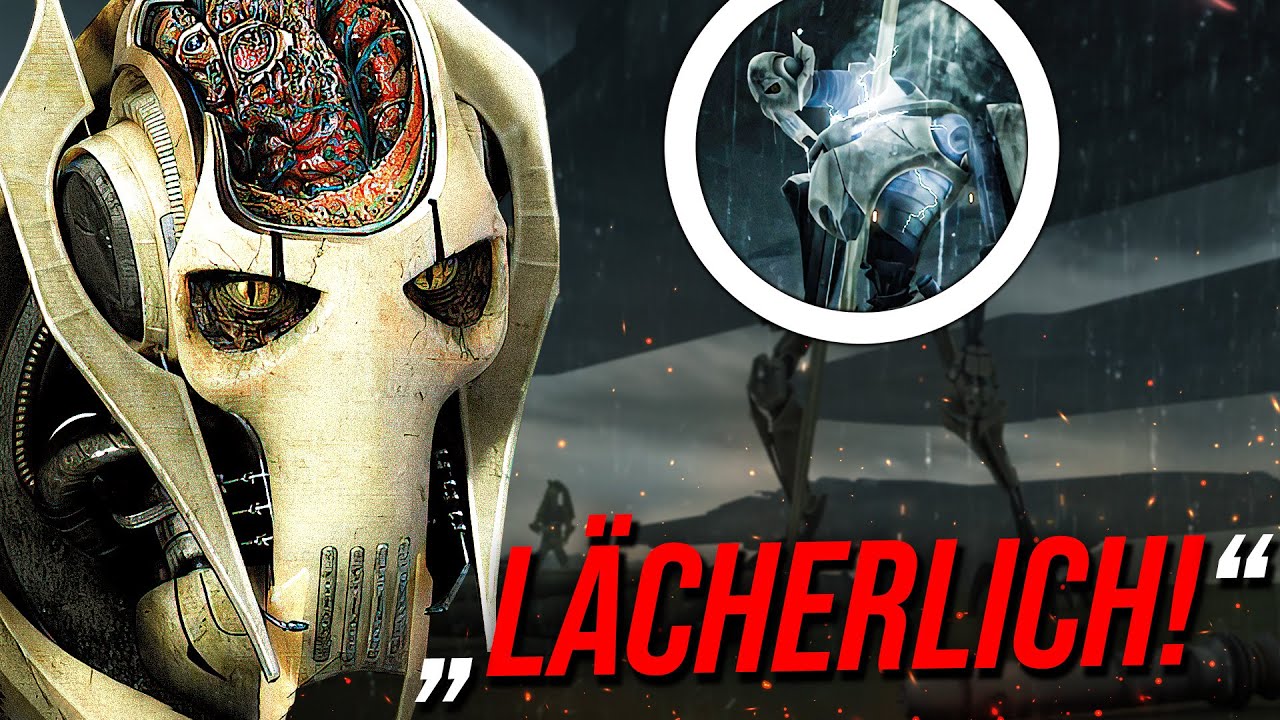 Deswegen ist General Grievous so UNFASSBAR schwach in Episode 3 und Clone Wars! (Wahrer Grund)
