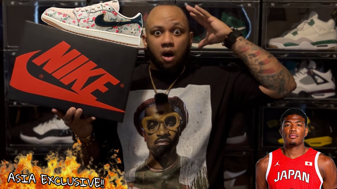 THIS SNEAKER ONLY RELEASED IN ASIA!! DON’T SLEEP!! The Rui Hachimura Air Jordan 1 Low is a BANGER!!