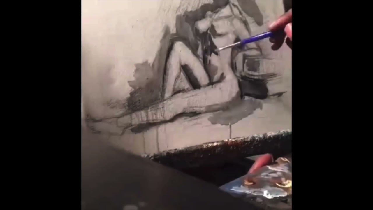 Figure Study Painting Time Lapse - Oil on Canvas