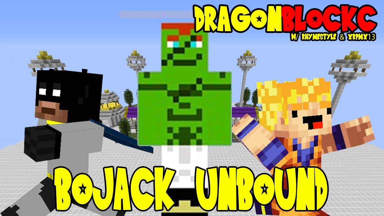 Dragon Block C w/ xRpMx13 - Bojack Unbound! Full Power Transformation (DBZ Minecraft)