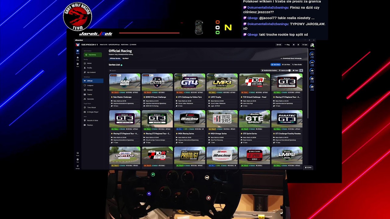 iRacing | Poniedziałek Podaytonowy