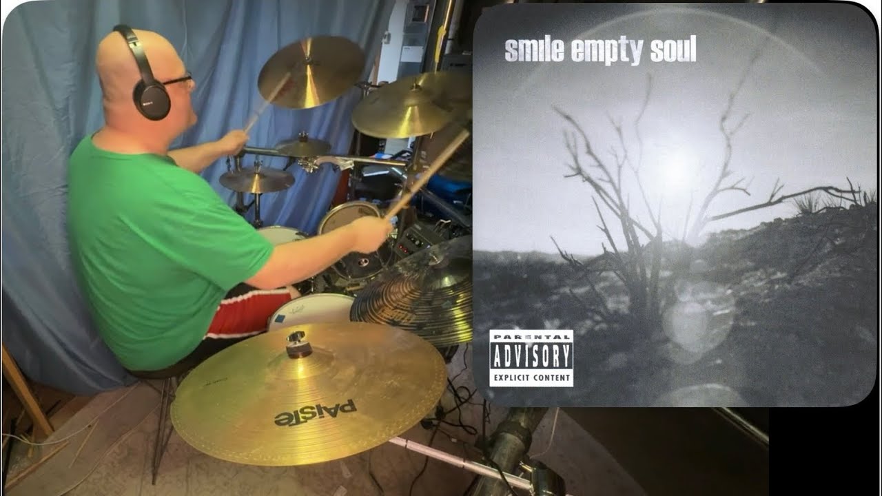The BOTTOM OF A BOTTLE- is the title of this drum cover!