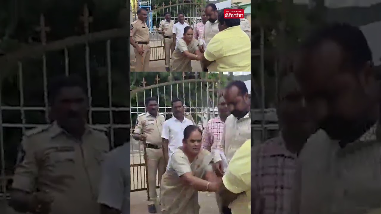 నామినేషన్&zwnj; పత్రాలు చించేసిన TDP నేతలు | Nomination Papers of YCP Candidate Torn in Front of Official
