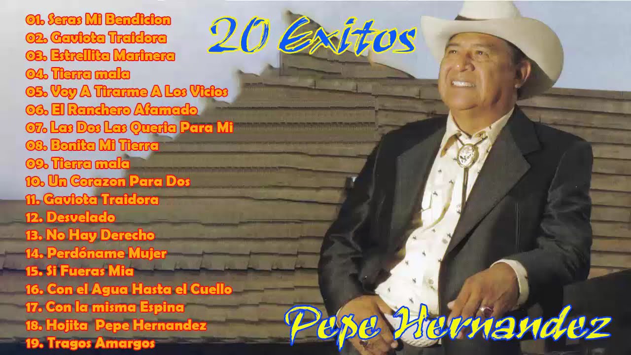 Pepe Hernandez 20 Exitos Romanticac ~ Puras Rancheras Pa Pistear De Los 70s 80s