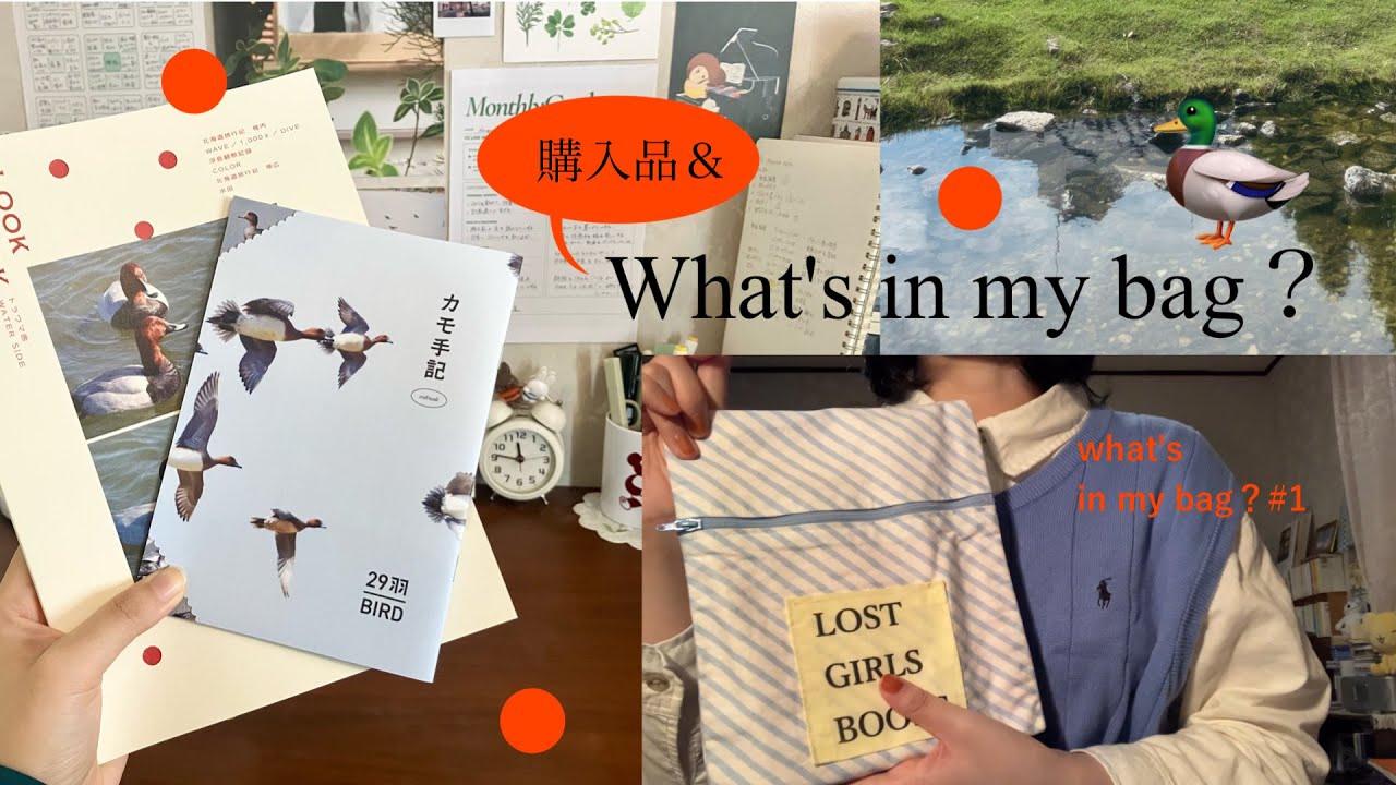 本好きによる購入品と鞄の中身紹介 | What's in my bag？#1
