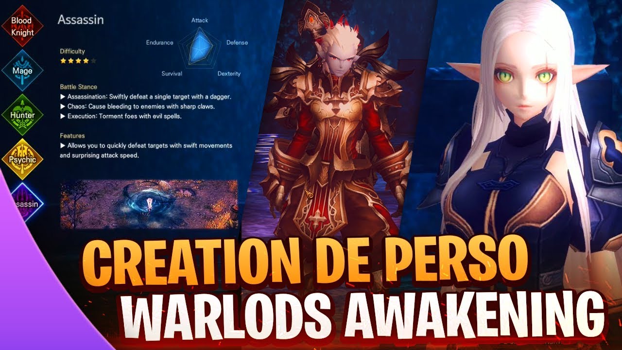 Warlords Awakening ✦ Nouveau MMORPG sur Steam (Cr&eacute;ation de personnage)