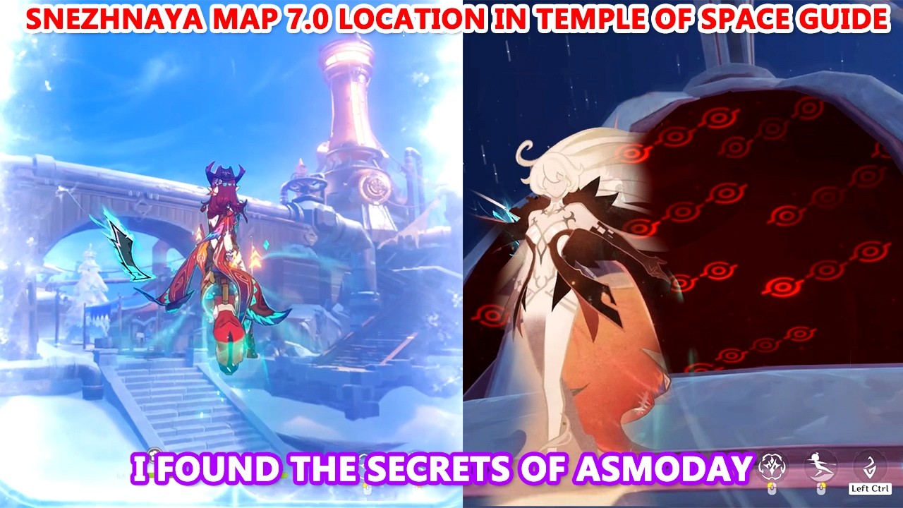 Snezhnaya Map 7.0 Location in Temple of Space Guide | I Found the Secrets of Asmoday