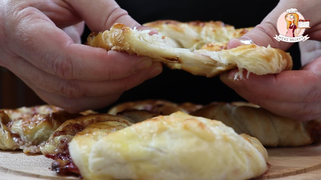 Бомбические СЛОЙКИ с СЫРОМ и джемом из ГОТОВОГО СЛОЕНОГО ТЕСТА. Рецепт проще не бывает